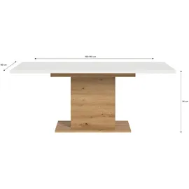xonox.home Moritz 150 x 76 x 90 cm weiß