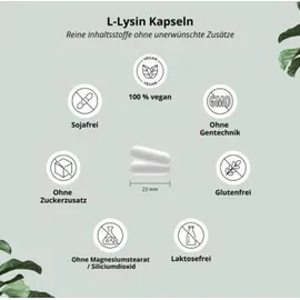 Nutri + nutri+ L-Lysin Kapseln 120 Kapseln