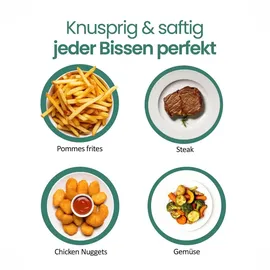 EMERIO DOPPEL Heißluftfritteuse AF-130376,1 schwarz