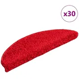 vidaXL Stufenmatten 30 Stk. Rot 56x17x3 cm