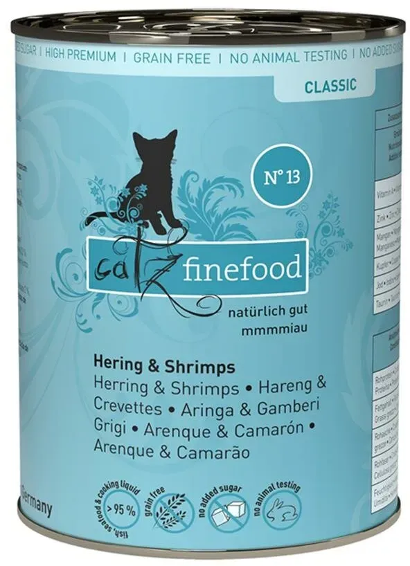 Pets Nature Catz finefood No.13 Hering & Krabben 6x400g