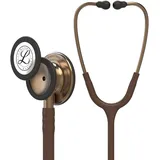 3M Littmann Classic III Stethoskop zur Überwachung, 5809, kupferfarbenes Bruststück, schokoladenfarbener Schlauch, 69 cm, 5809