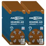 Ansmann Hörgerätebatterie 312 PR41 60 St. 5013233-590