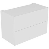 Keuco Edition 11 Modul-Unterbauschrank 31316300000 105 x 70 x 53,5 cm, Lack Seidenmatt, Glas Weiß