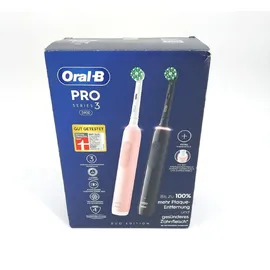 Oral-B Pro 3 3900 + 2. Handstück schwarz/rosa Gift Edition