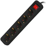 LANBERG Steckdosenleiste 3 m Schwarz 5 St.