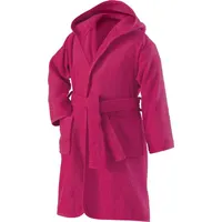 Erwin Müller Frottier Kinder-Bademantel mit Kapuze in fuchsia |