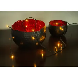 Konstsmide LED Lichterkette Micro LED 3 m Bernstein