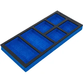 BGS Werkstattwageneinlage 1/3, leer: 6 Ablagefächer, 408 x 189 x 32 mm