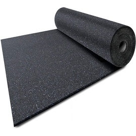 Floordirekt Gummimatte Antivibrationsmatte, In 4 Stärken, Reißfest, isolierend, rutschhemmend, dämpfend schwarz