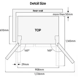 Samsung RH64DG53R3B1EF Kühl-Gefrier-Kombination
