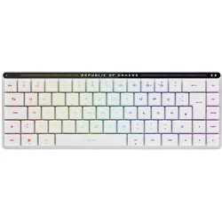 ASUS ROG Falchion RX Low Profile 65% kabellose Gaming-Tastatur, QWERTZ-Layout, Weiß