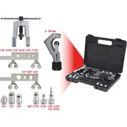 KS Tools Klima-Kälte-Bördel- und Muffen-Satz 1/8"-3/4", 10-tlg.