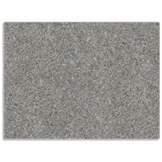 Wallario Schneidebrett Muster grauer Marmor Optik -Granit - marmoriert, ESG-Sicherheitsglas, (inkl. rutschfester Gummifüße 4mm, 1-St), 30x40cm