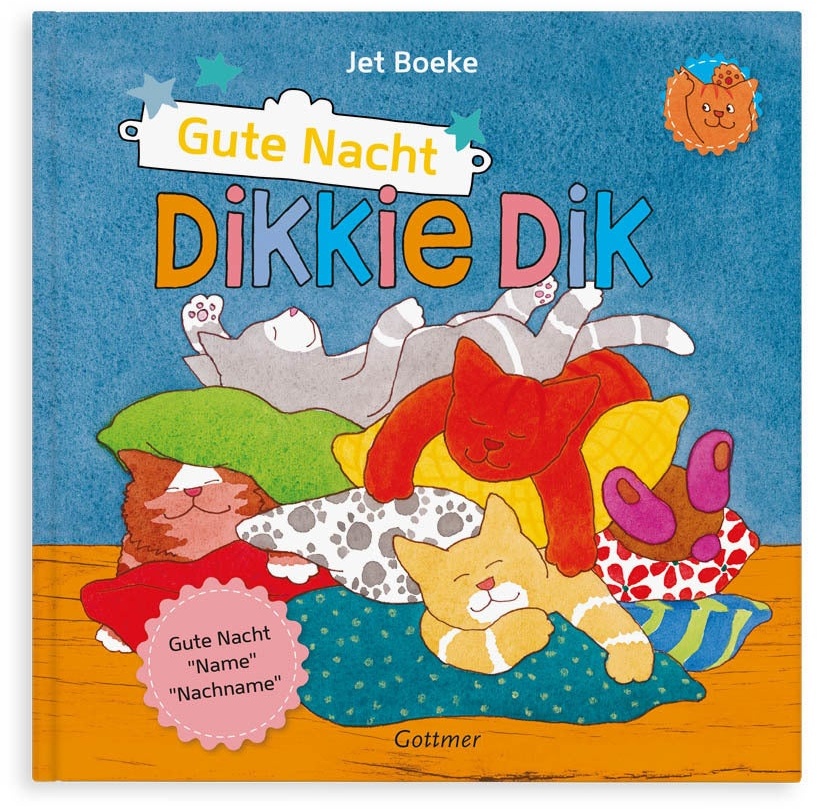 Buch mit Namen - Dikkie Dik Gute Nacht  - Softcover