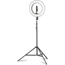 Walimex pro LED Ringleuchte 380 Ringlicht Dauerlicht, Schwarz