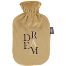 fashy gmbh produktion und vertrieb fashy Wärmflasche 2l mit Flauschbezug und Stickerei - braun