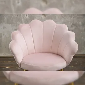 KAWOLA Stuhl Carla Esszimmerstuhl Velvet Fuß Gold