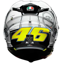 AGV Pista GP RR Catalunya 2008 Integralhelm - Weiß/Schwarz/Neon-Gelb / M