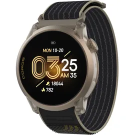 COROS Pace 4 GPS 43 mm Nylonarmband Schwarz 22 mm