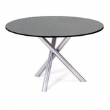 Sit Mobilia Tisch Tubo Edelstahl - 140 cm rund Dekton awake (poliert)