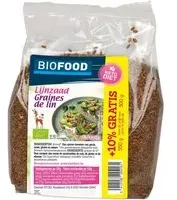 BIOFOOD Graines de lin BIO Graine(S) De Lin 500 g