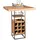 Wolfmöbel Bartisch Spring 90 x 105 cm Braun