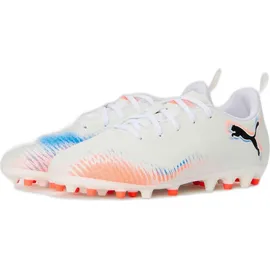 Puma Future 8 Play MG Kinder puma white/puma black/glowing red 31