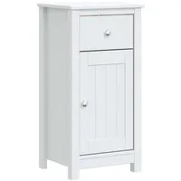 VidaXL Badschrank BERG Weiß 40x34x80 cm Massivholz Kiefer