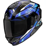 Scorpion EXO-GT SP Air Augusta Integralhelm - Schwarz/Grau/Blau - S