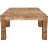 MÖBILIA Couchtisch 60 cm | Akazie-Holz | B 60 x T 60 x H 40 cm | natur | 23020001 | Serie COUCHTISCH