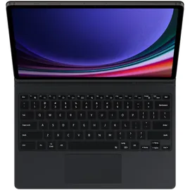 Samsung Book Cover Keyboard für Galaxy Tab S10+, S9+ S9 FE+ schwarz,