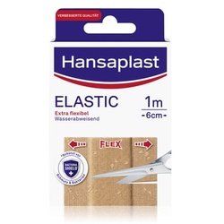 Hansaplast Elastic 1m x 6cm plaster 1 Stk