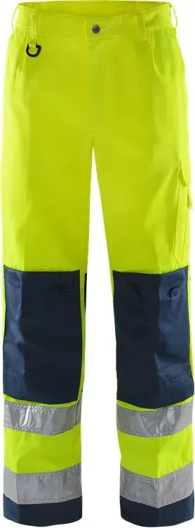 Fristads High Vis Hose Kl. 2 2001 TH 100002 - warnschutz-gelb/marine - D120