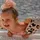 the essentials b.v. Schwimmflügel Beige Leopard 0-2 Jahre