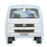 BRISA VW Collection - Volkswagen Luft-Erfrischer-Duft-Spender im VW T5 Bulli Bus Design im Einzelpack (Pina Colada/Weiß)