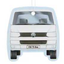BRISA VW Collection - Volkswagen Luft-Erfrischer-Duft-Spender im VW T5 Bulli Bus Design im Einzelpack (Pina Colada/Weiß)