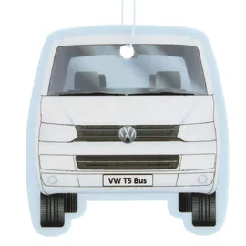 BRISA VW Collection - Volkswagen Luft-Erfrischer-Duft-Spender im VW T5 Bulli Bus Design im Einzelpack (Pina Colada/Weiß)
