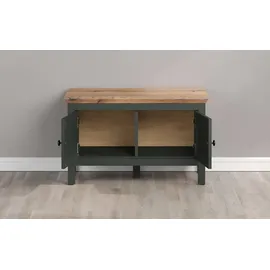 VCM Stanton 77 x 48 x 39 cm tannengrün / Eiche