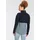 POLARINO Fleecepullover Sweatshirt Colourblocking Blau 32/34