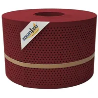 zaunzu® Sichtschutzstreifen PP Premium Gelocht 50 m Bordeauxrot