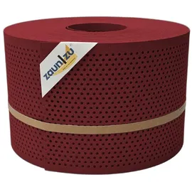 zaunzu® Sichtschutzstreifen PP Premium Gelocht 50 m Bordeauxrot