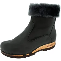 Woody Damen Elke Clog Stiefelette, Nero, 42 EU