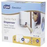 TORK Papierhandtuchspender-Set Elevation Xpress® H2 Mini 952100 weiß Kunststoff