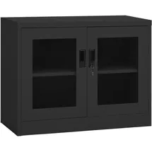 vidaXL Milva Aktenschrank 90 x 40 x 70 cm Anthrazit