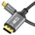 Sonero USB-C auf DisplayPort Kabel 4K 60Hz 1,00 m Grau/Schwarz