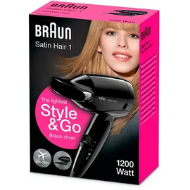 Braun Satin Hair 1 schwarz