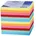 Wedo Zettelboxeinlage 27026510 9x9cm 7farbig 700 Blatt