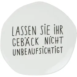 Teller MIX&MATCH GEPÄCK - weiß