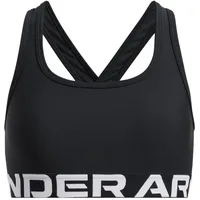 Under Armour Crossback Bra Schwarz/Weiß XS